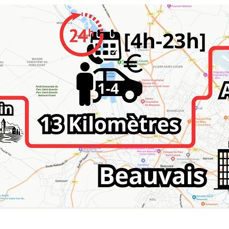 Chambre Calme Et Accueillante 13 Kmtrs Aeroport, Parking Gratuit, Navette Gare Ou Aeroport Saint-Germain-la-Poterie 외부 사진